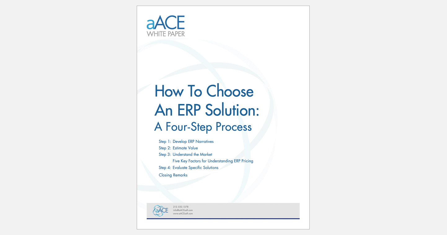 How To Choose An ERP Solution: A Four-Step Process